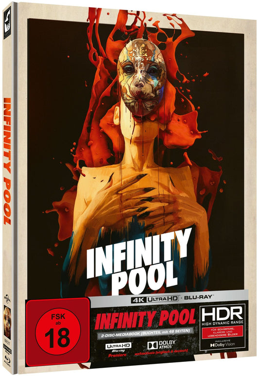 Infinity Pool | 2-Disc Mediabook C (4K Ultra HD Blu-ray + Blu-ray) (Turbine/Region Free/B) [German Import]
