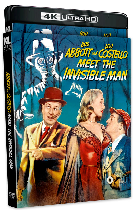 Abbott and Costello Meet The Invisible Man 4K UHD with Slipcover (Kino Lorber) [Preorder]