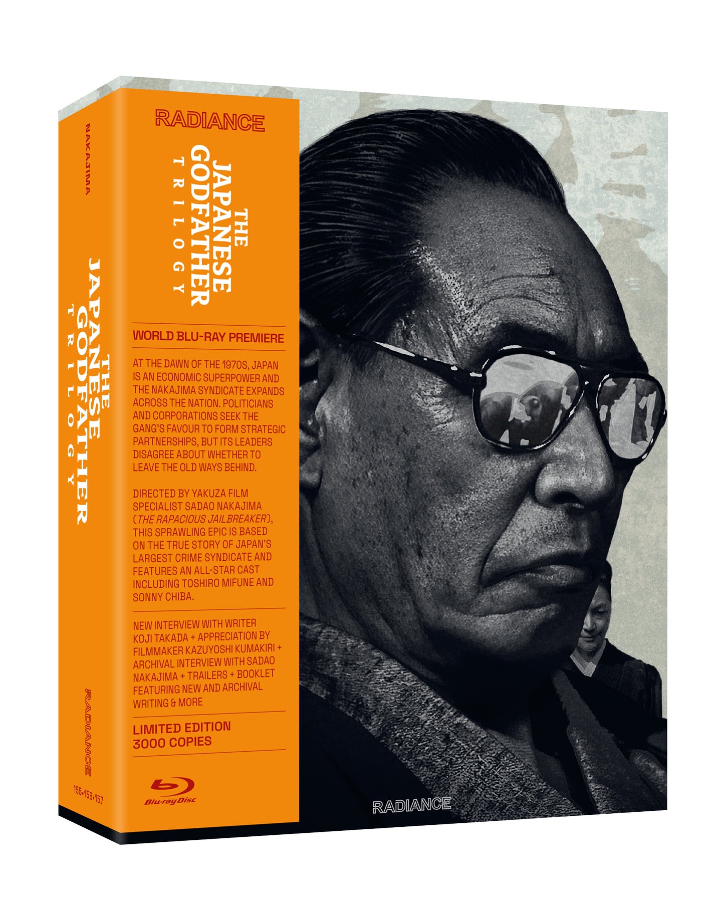 The Japanese Godfather Trilogy Limited Edition Blu-ray (Radiance Films U.S.) [Preorder]