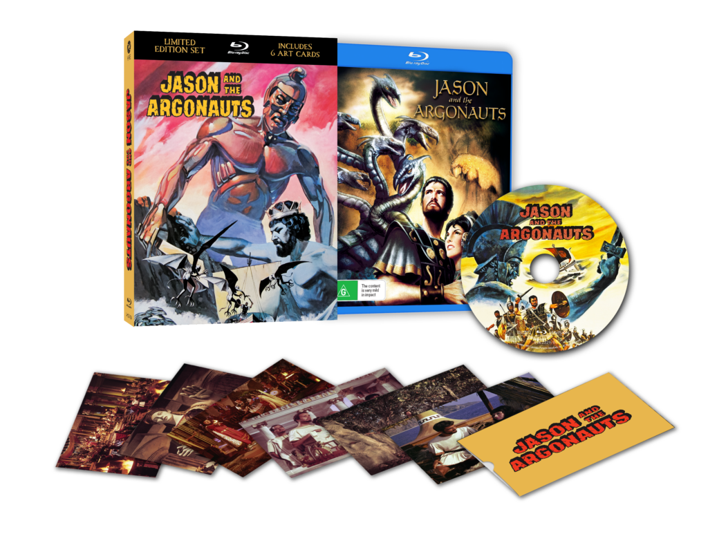 Jason and the Argonauts (1963) – Blu-ray Limited Edition 3D Lenticular Hardcase + Art Cards (ViaVision/Region Free)