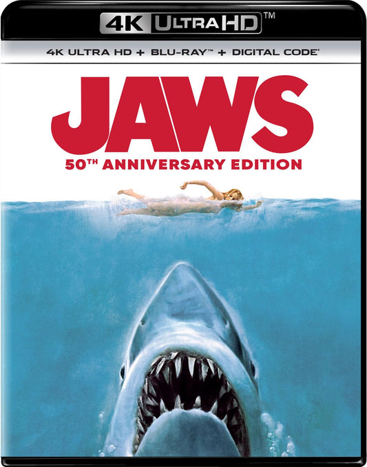 Jaws - 50th Anniversary Edition 4K UHD + Blu-ray (Universal U.S.) [Preorder]