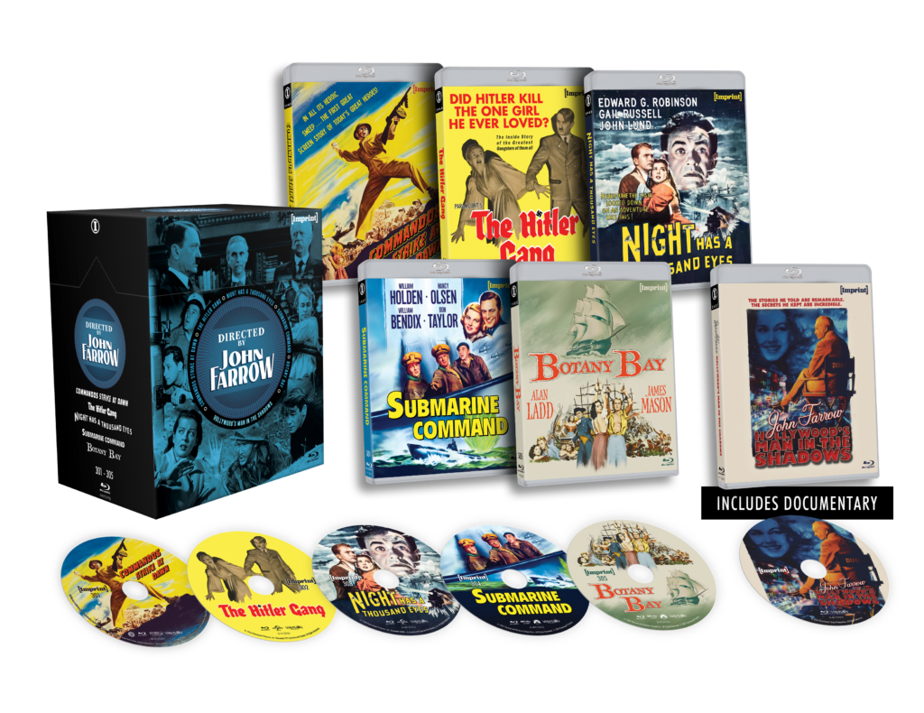 Directed By… John Farrow (1942 – 1953) Blu-ray HardBox (Imprint/Region Free) [Preorder]