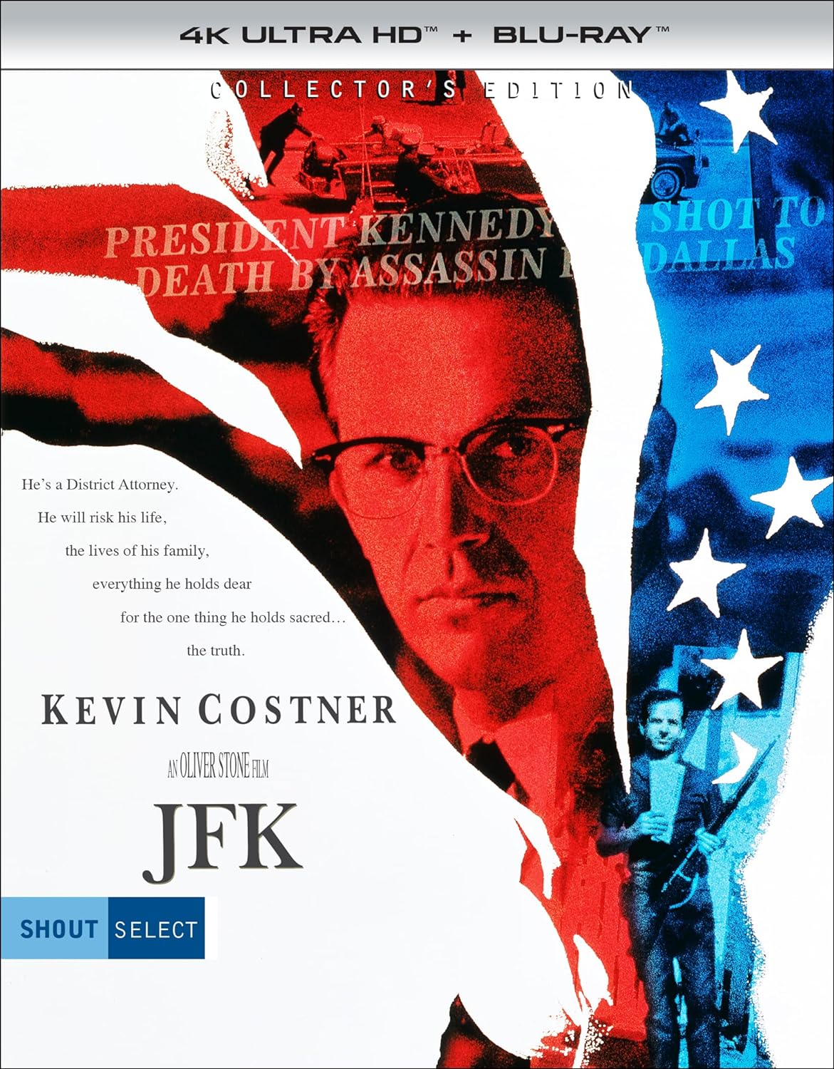 JFK Collector's Edition 4K UHD + Blu-ray (Shout Factory)