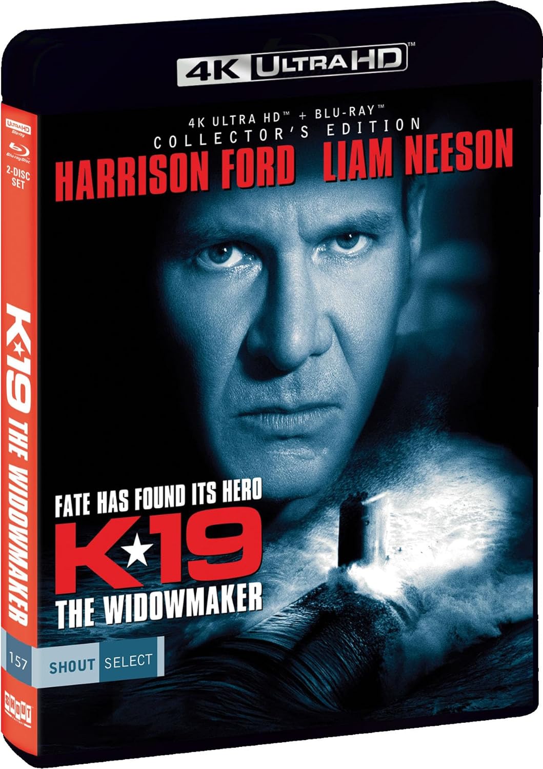 K-19: The Widowmaker 4K UHD + Blu-ray Collector's Edition with Slipcover (Shout Factory)
