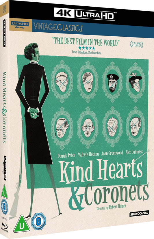 Kind Hearts and Coronets 4K UHD + BD with Slipcover (StudioCanal/Region Free/B)