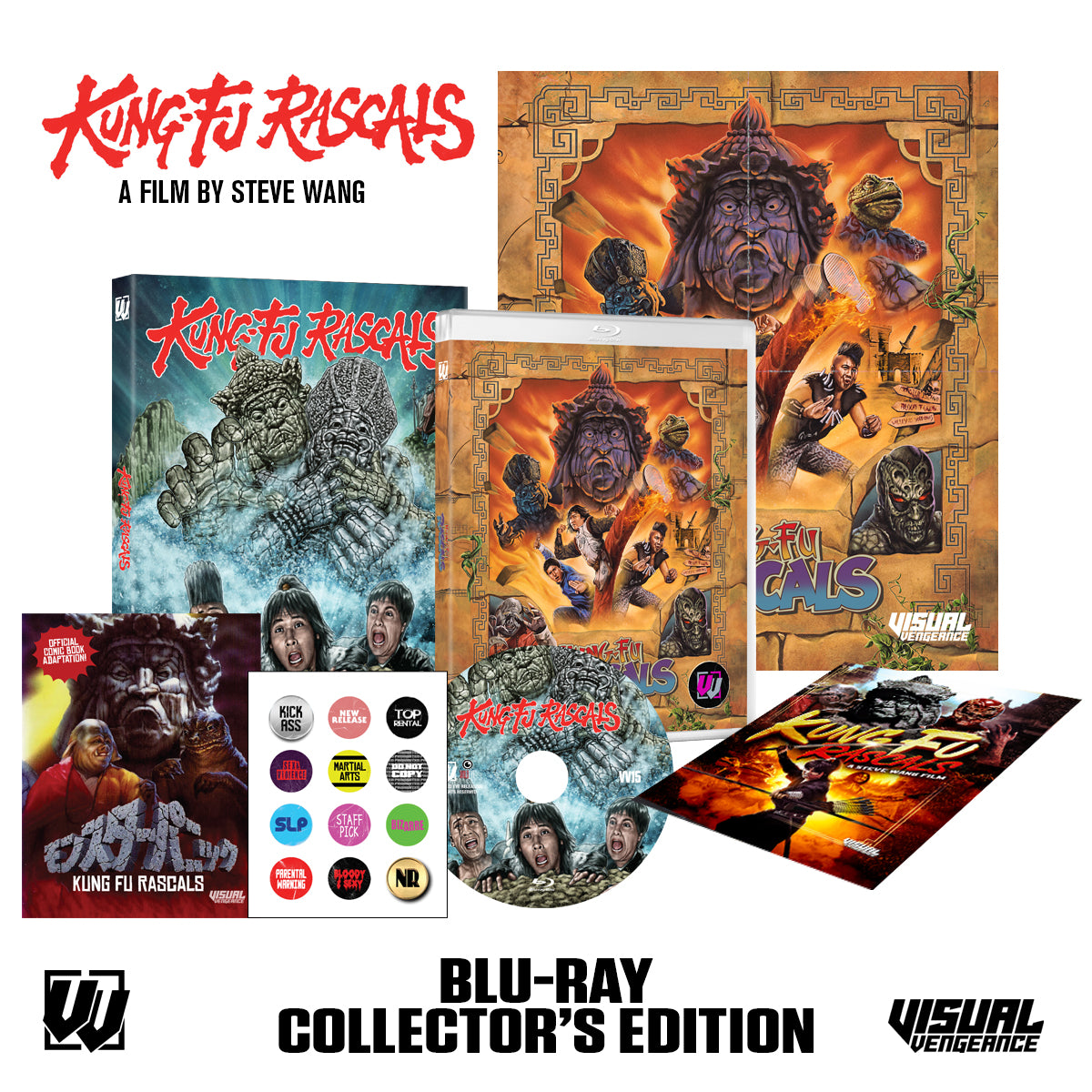 Kung Fu Rascals Blu-ray Visual Vengeance Collector's Edition with Slipcover