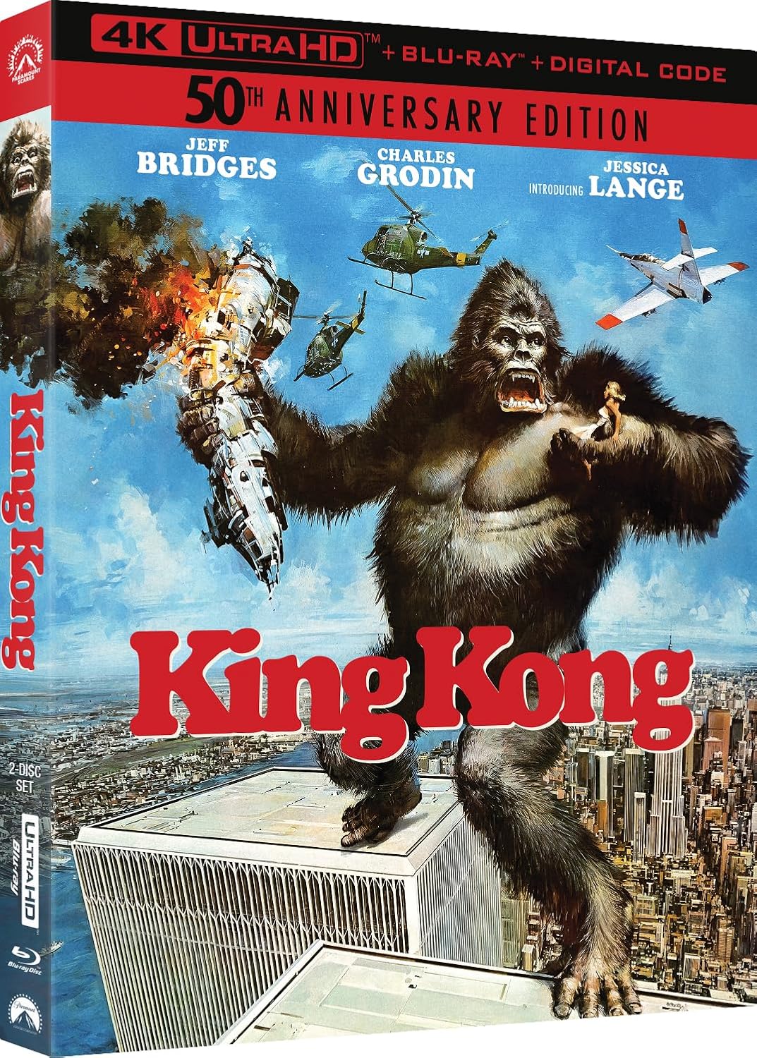 King Kong (1976) 4K UHD + Blu-ray with Slipcover (Paramount U.S.) [Preorder]
