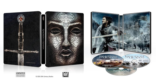Kingdom of Heaven 4K UHD + Blu-ray 3-Disc SteelBook (20th Century Studios U.S.) [Preorder] LIMIT 1 PER CUSTOMER