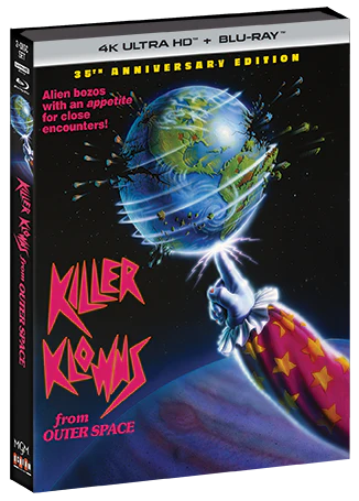 Killer Klowns From Outer Space 35th Anniversary Edition 4K UHD + Blu-ray with Slipcover (Scream Factory)