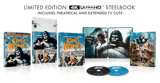 King Kong (1976) 4K UHD + Blu-ray SteelBook (Paramount U.S.)