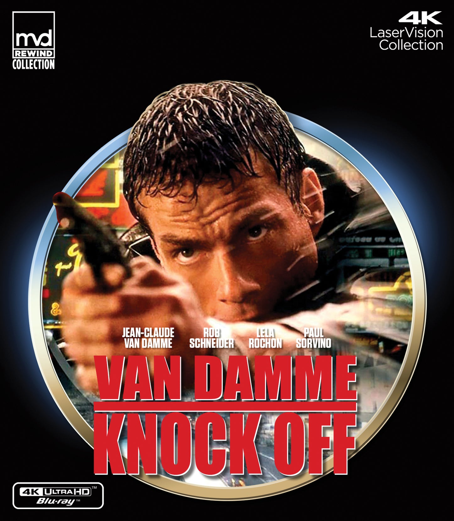 Knock Off 4K UHD + Blu-ray with Slipcover (MVD) [Preorder]