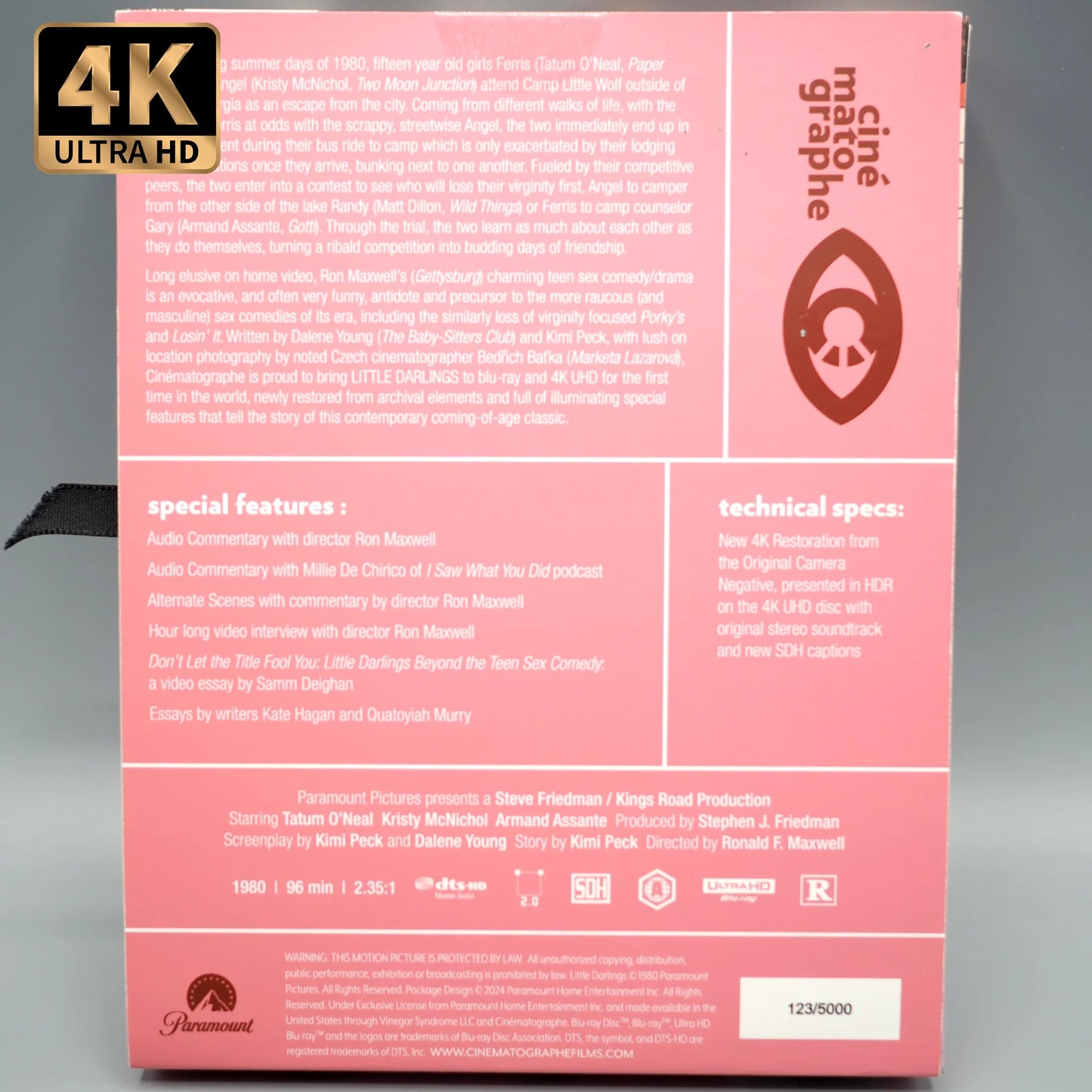 Little Darlings 4K UHD + Blu-ray with Limited Edition J-Card Slipcase (Cinématographe)