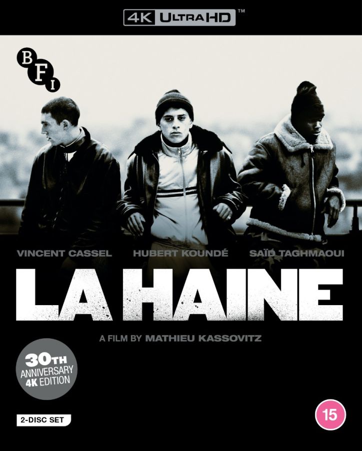 La Haine 4K Ultra HD with Slipcase + Book (BFI/Region Free)