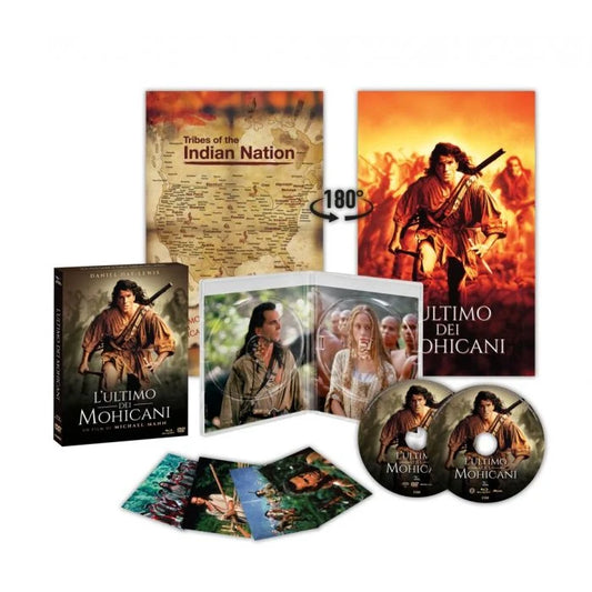 L'ultimo dei Mohicani - The Last of the Mohicans Blu-ray + DVD Limited Numbered Edition with Slipcover (Eagle Pictures/Region B/2) [Italian Import]
