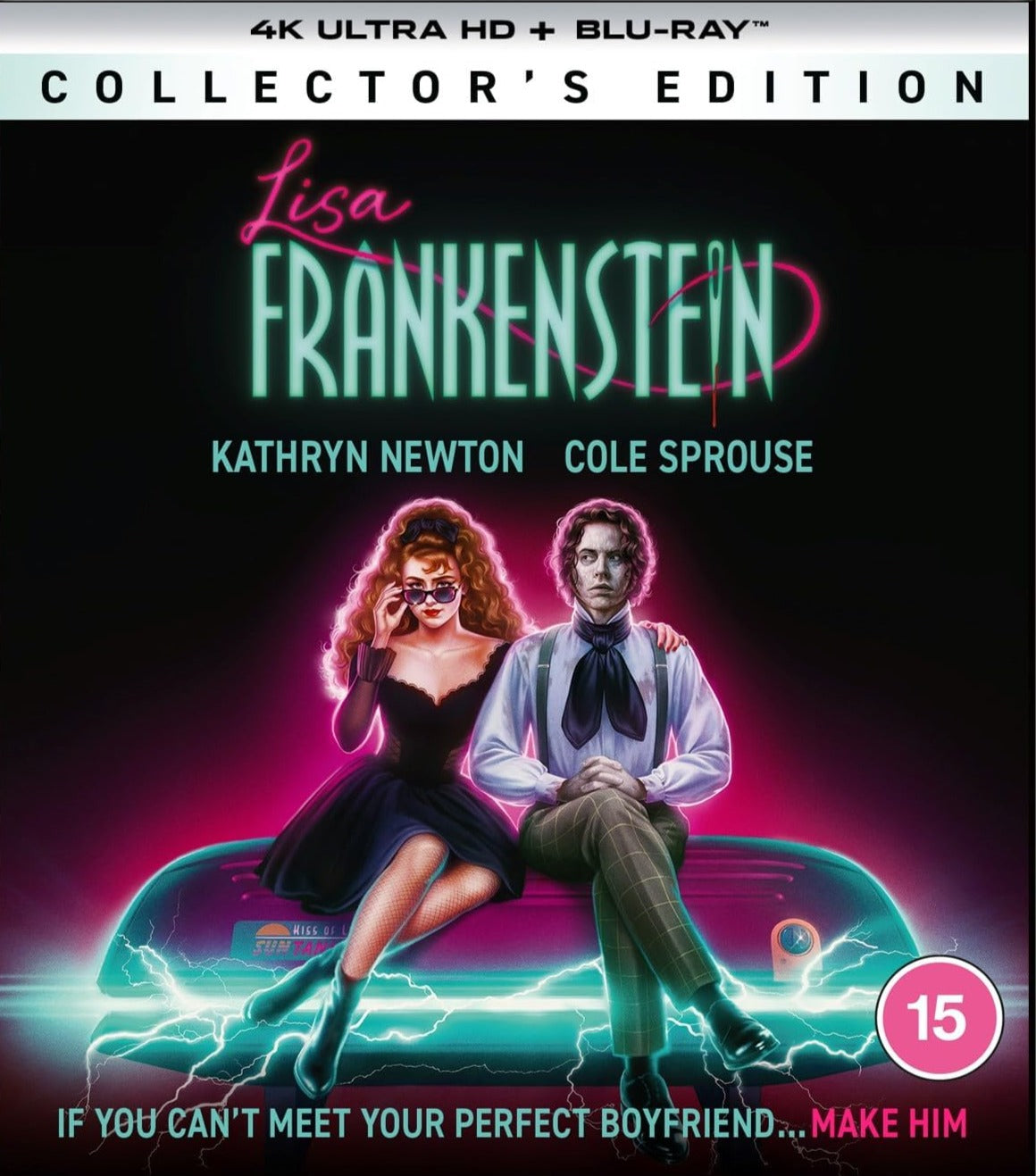 Lisa Frankenstein 4K UHD + Blu-Ray Collector's Edition with Slipcover (Mediumrare/Region Free/B)