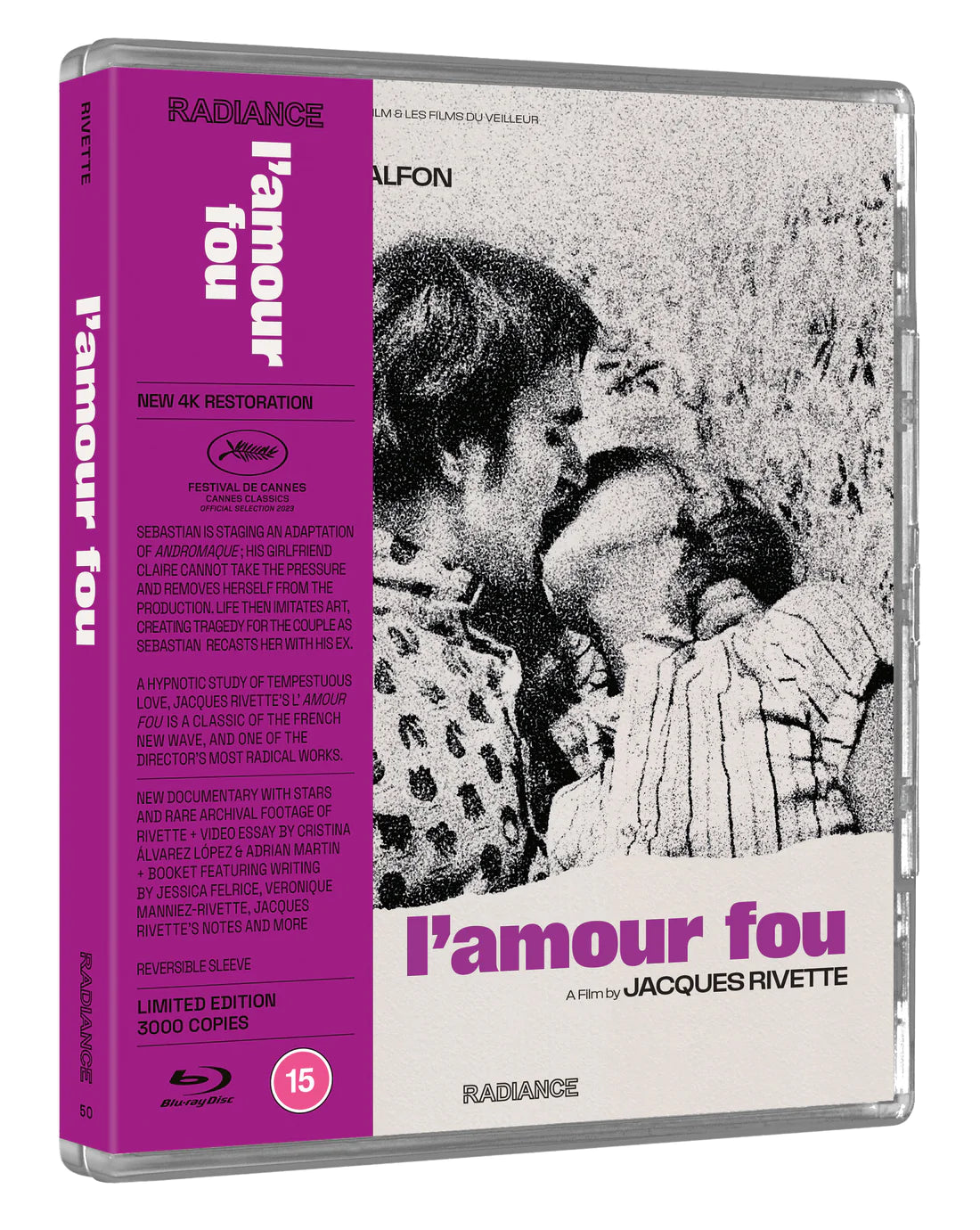L'amour fou Blu-ray Limited Edition (Radiance UK/Region B) [Preorder]
