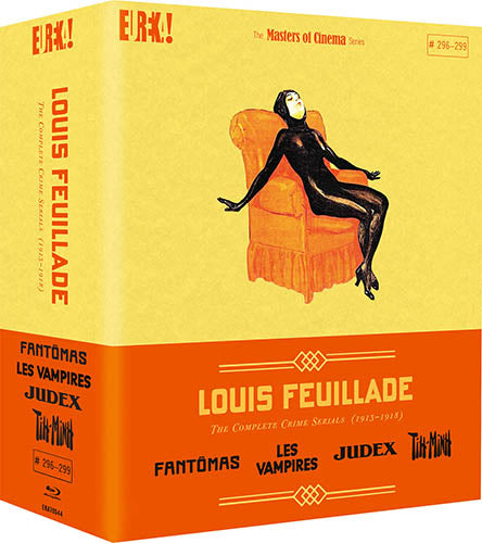 Louise Feuillade - The Complete Crime Serials 1913 to 1918 Limited Edition Blu-Ray Hardbox (Eureka UK/Region B)