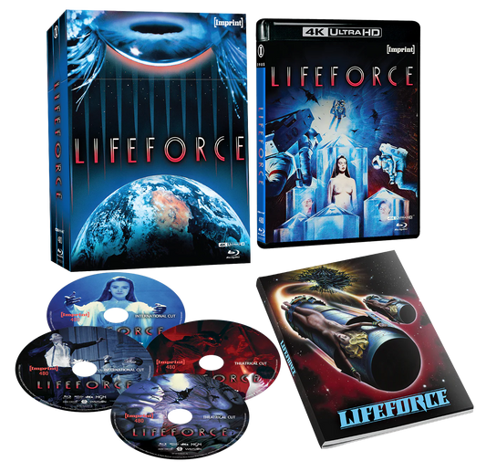 Lifeforce (1985) - 4K UHD + Blu-ray + Hardcover Booklet (Imprint/Region Free) [Preorder]
