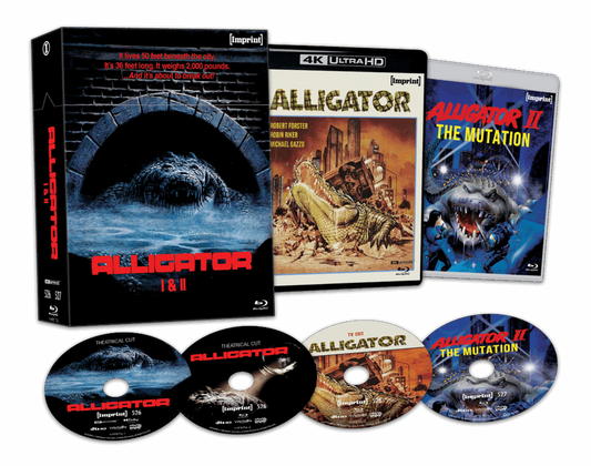 Alligator I & II (1980 / 1991) 4K UHD + Blu-ray Limited Edition Hardbox (Imprint/Region Free) [Preorder]