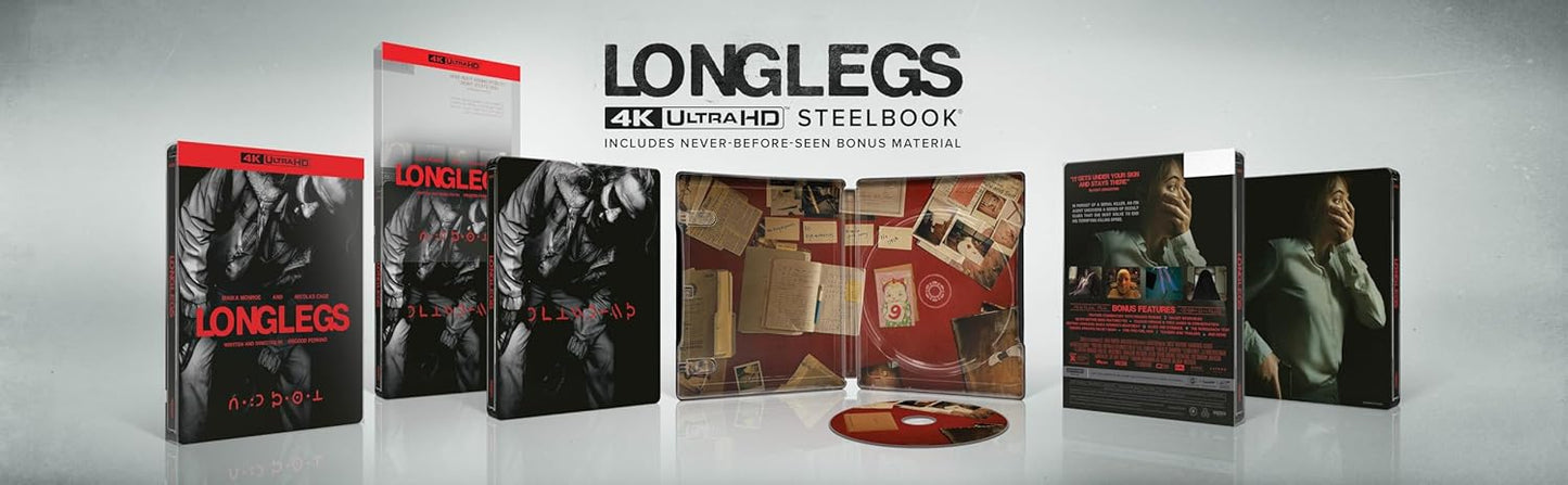 Longlegs 4K UHD SteelBook (Decal - Neon U.S.) [Preorder]