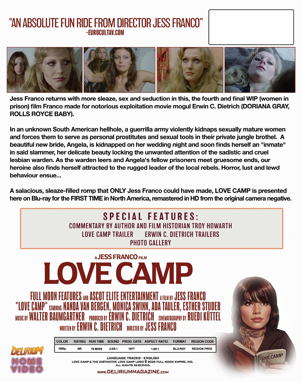 Love Camp Blu-ray (Delirium) [Preorder]