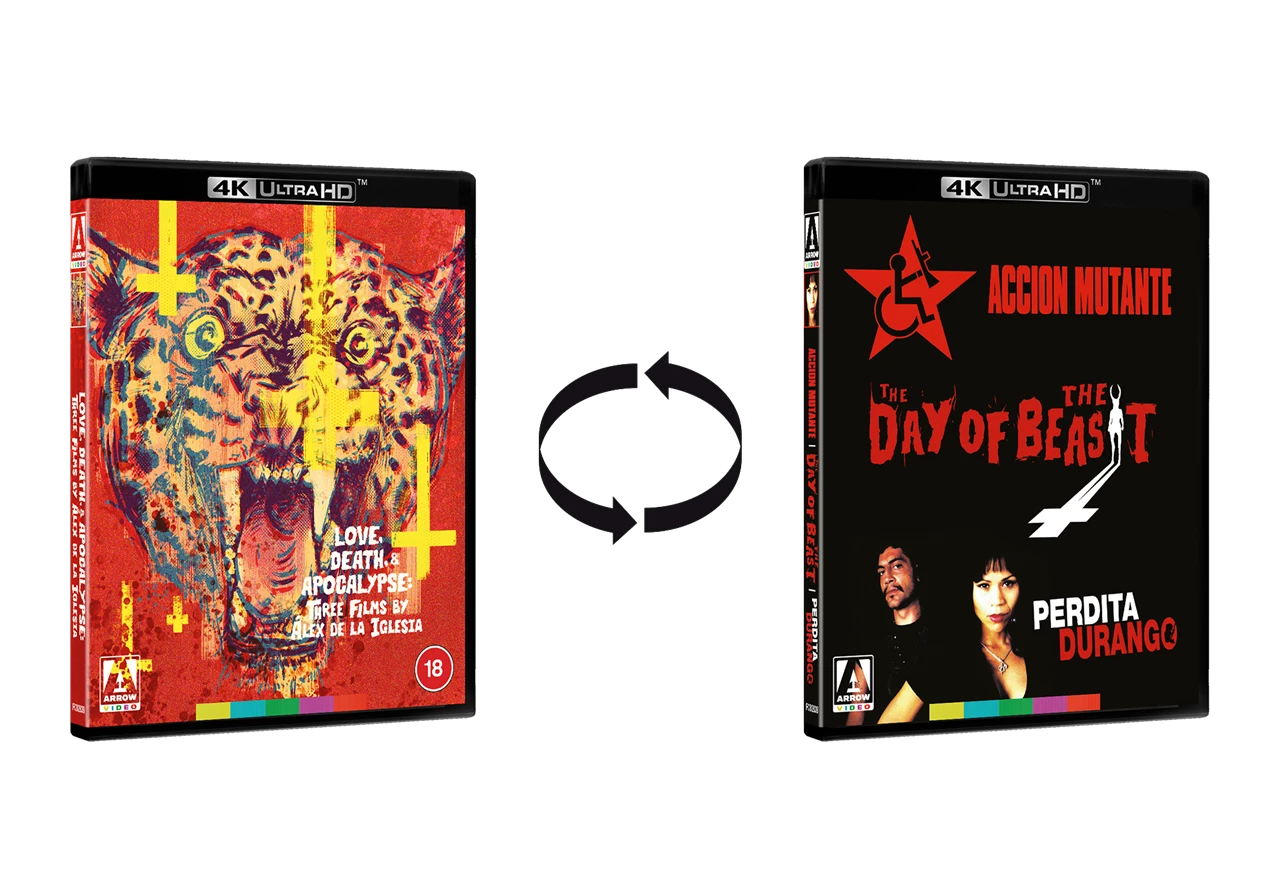 Love, Death & Apocalypse: Three Films By Alex De La Iglesia 4K UHD Standard Edition (Arrow Video UK/Region Free)