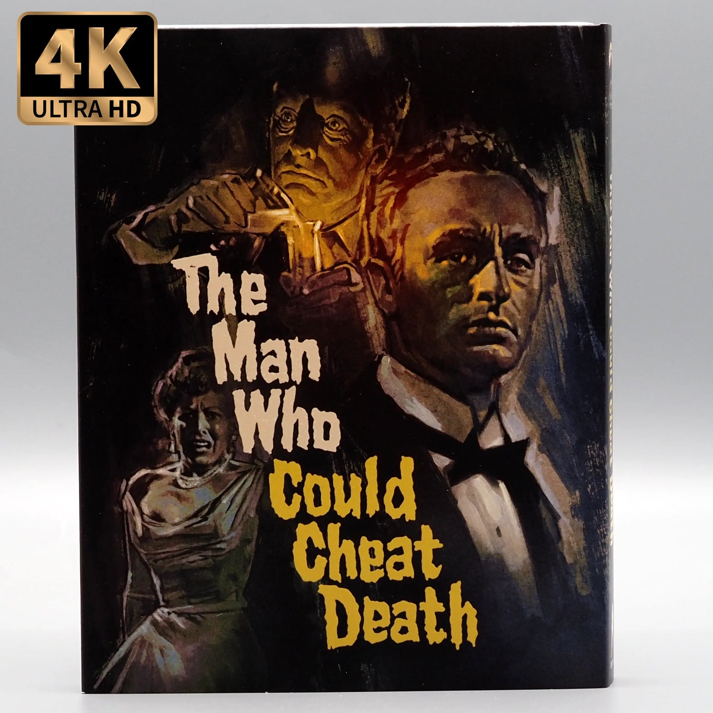 The Man Who Could Cheat Death 4K UHD + Blu-ray with Limited Edition Splitbox + Slipcover combo (Vinegar Syndrome)