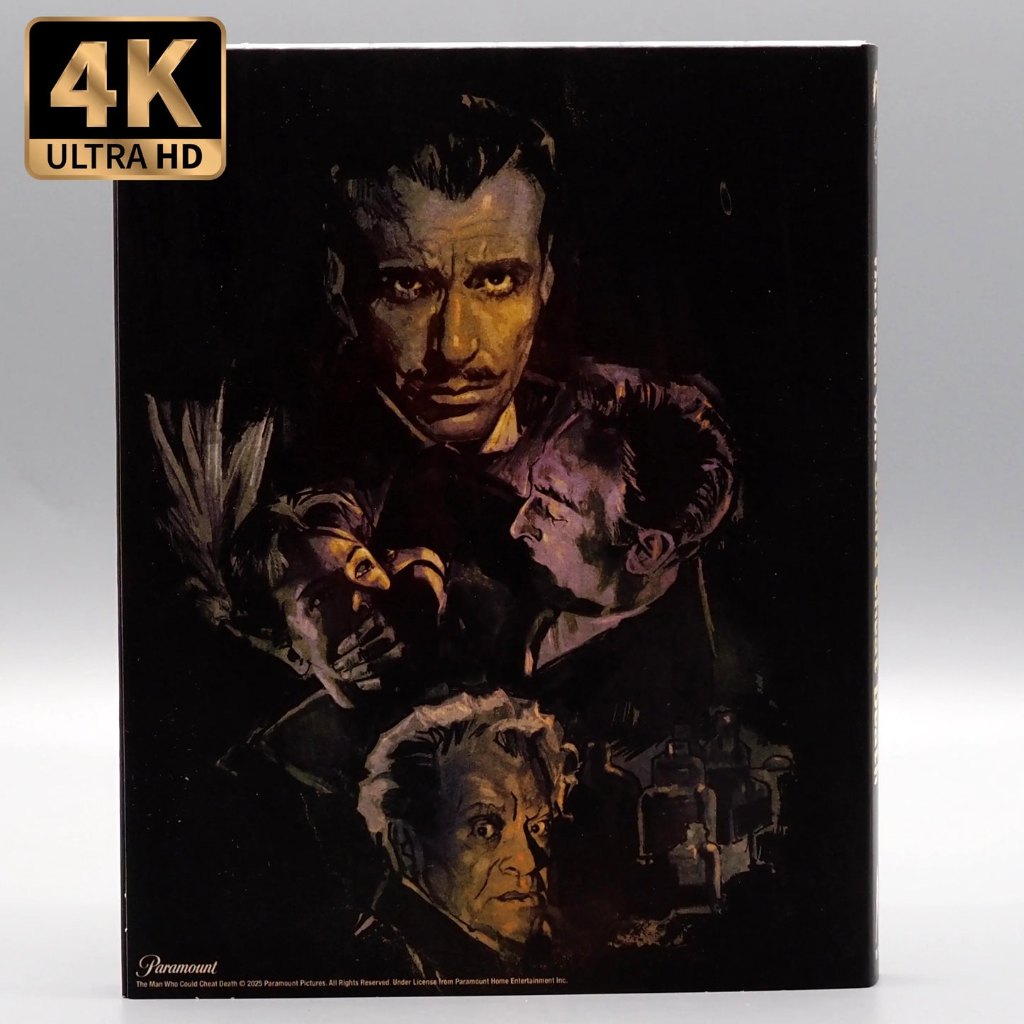 The Man Who Could Cheat Death 4K UHD + Blu-ray with Limited Edition Splitbox + Slipcover combo (Vinegar Syndrome)