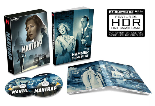 Mantrap Limited Collectors Edition 4K Ultra HD + Blu-Ray (Hammer Films/Region Free) [Preorder]