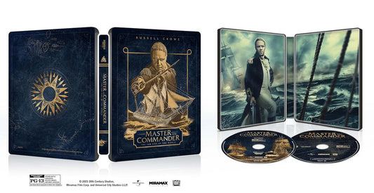 Master and Commander 4K UHD + Blu-ray SteelBook (Disney U.S.) LIMIT 1 PER CUSTOMER