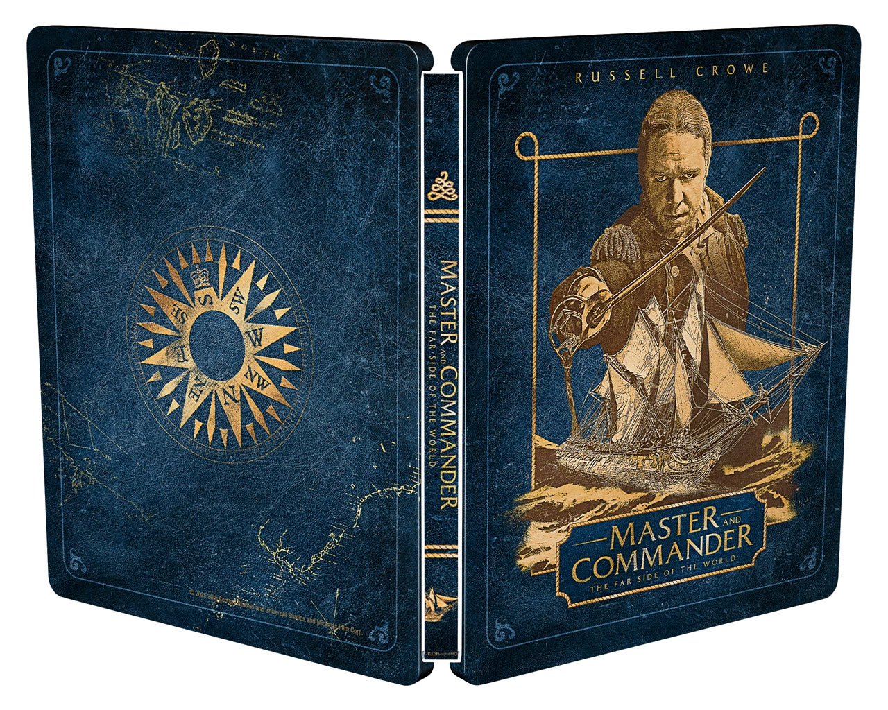 Master and Commander 4K UHD + Blu-ray SteelBook (20th Century Studios/Region Free) UK Import [Preorder] LIMIT 1 PER CUSTOMER