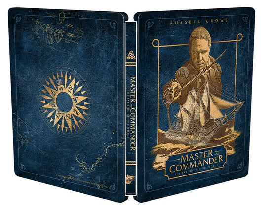 Master and Commander 4K UHD + Blu-ray SteelBook (20th Century Studios/Region Free) UK Import [Preorder] LIMIT 1 PER CUSTOMER