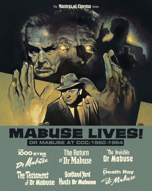 Mabuse Lives! Dr Mabuse At CCC: 1960-1964 Blu-ray Limited Edition with Harbound Slipcase + Collector's Book (Eureka U.S.)