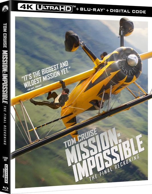 Mission: Impossible: The Final Reckoning 4K UHD + Blu-ray with Slipcover (Paramount U.S.) [Preorder]