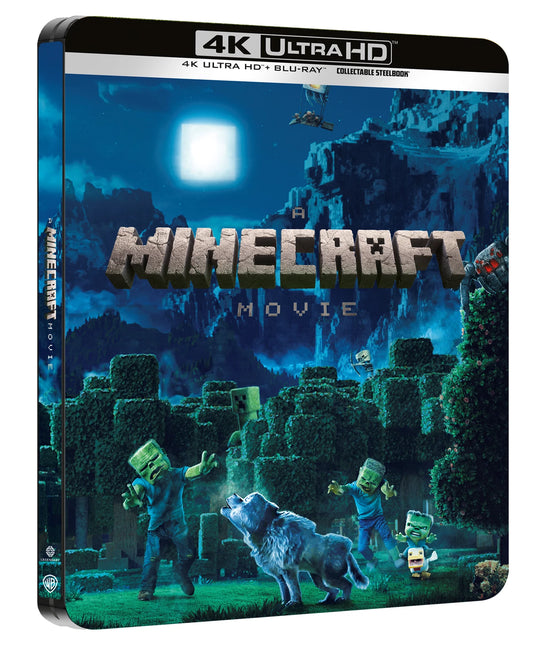 Minecraft Movie 4K UHD + Blu-ray SteelBook (Night/Day) (Warner Bros/Region Free) LIMIT 1 PER CUSTOMER