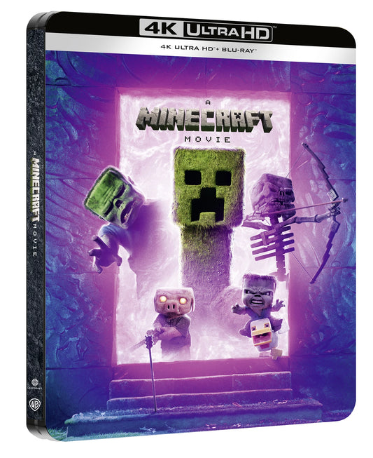 A Minecraft Movie Portal Limited Edition 4K Ultra HD Steelbook (Universal/Region Free) LIMIT 1 PER CUSTOMER