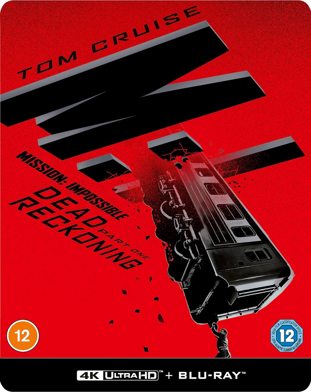 Mission Impossible Dead Reckoning Part 1 (Red Artwork) 4K UHD + Blu-ray SteelBook (Paramount UK/Region Free/B)