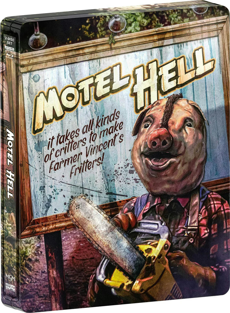 Motel Hell 4K UHD + Blu-ray SteelBook (Scream Factory)