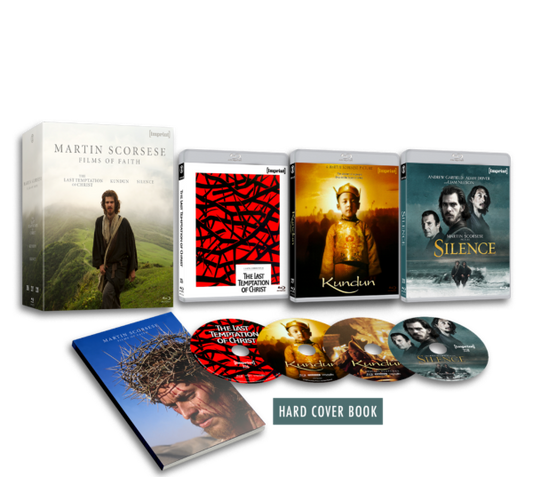 Martin Scorsese: Films Of Faith (1988 – 2016)  Blu-ray Limited Edition Hardbox + Booklet (Imprint/Region Free) DAMAGED HARDBOX (See product photos)