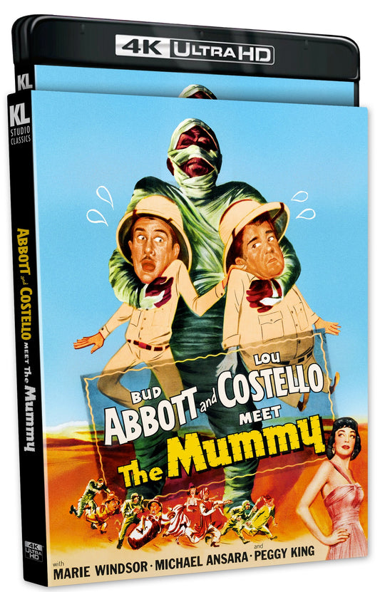 Abbott and Costello Meet The Mummy 4K UHD with Slipcover (Kino Lorber) [Preorder]