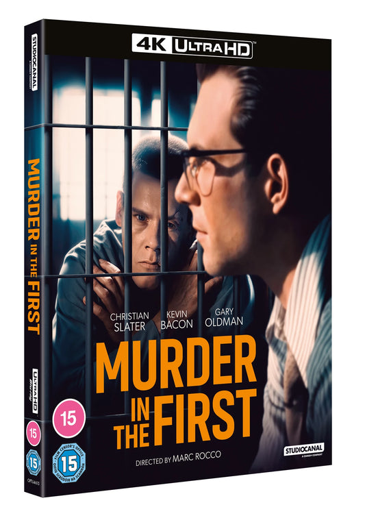 Murder In The First 4K Ultra HD with Slipcover (StudioCanal/Region Free)