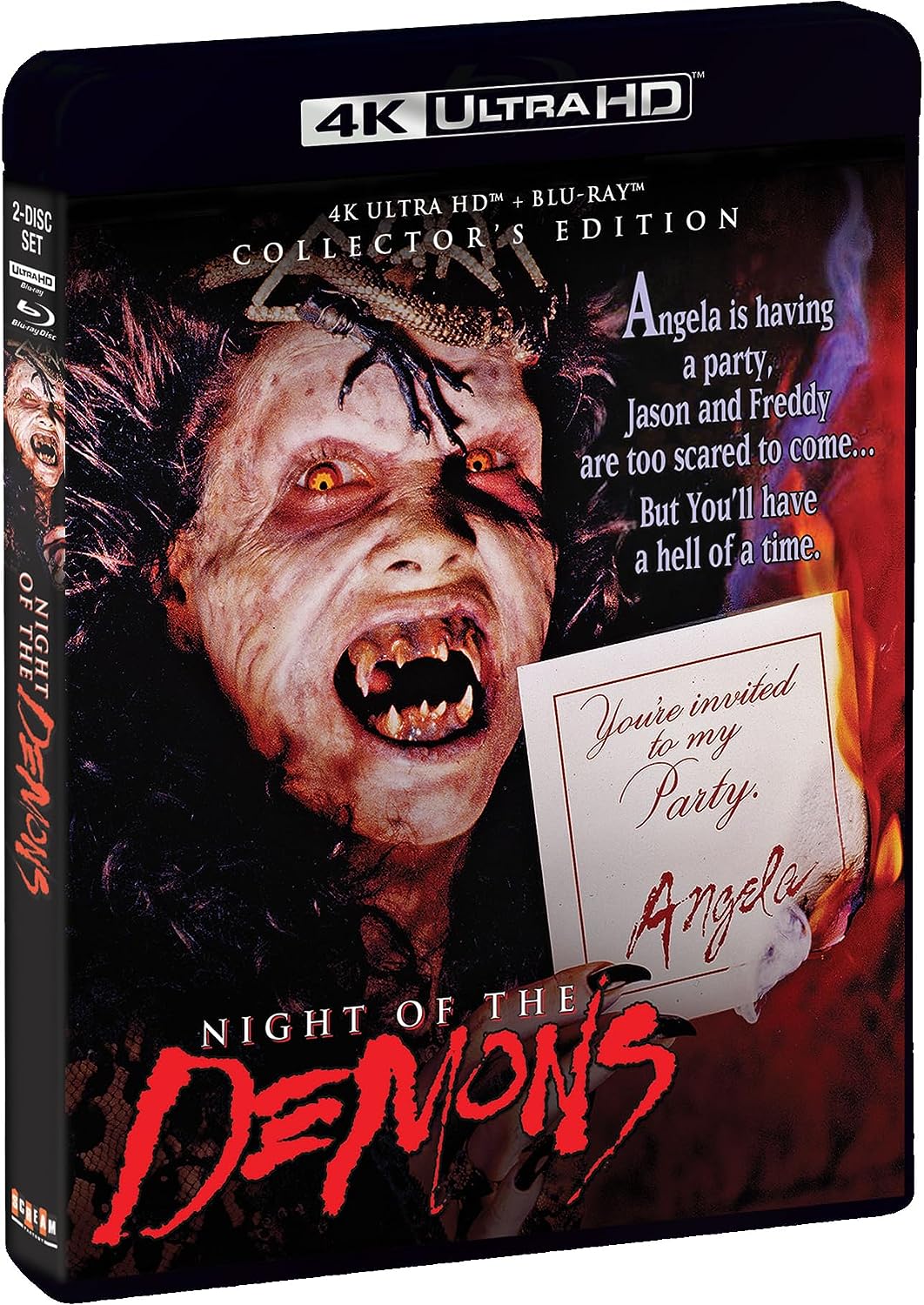 Night Of The Demons Collector's Edition 4K UHD + Blu-ray with Slipcover (Scream Factory)