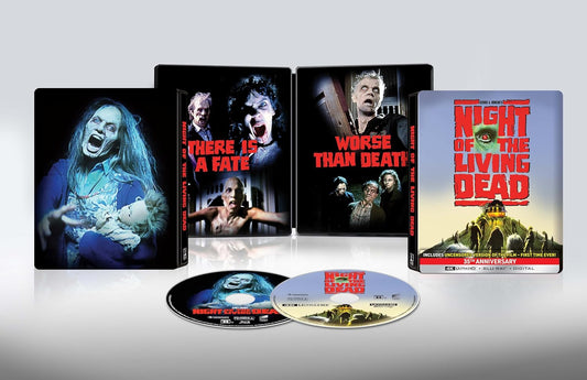 Night of the Living Dead (1990) 4K UHD + Blu-ray SteelBook (Sony U.S.) LIMIT 1 PER CUSTOMER