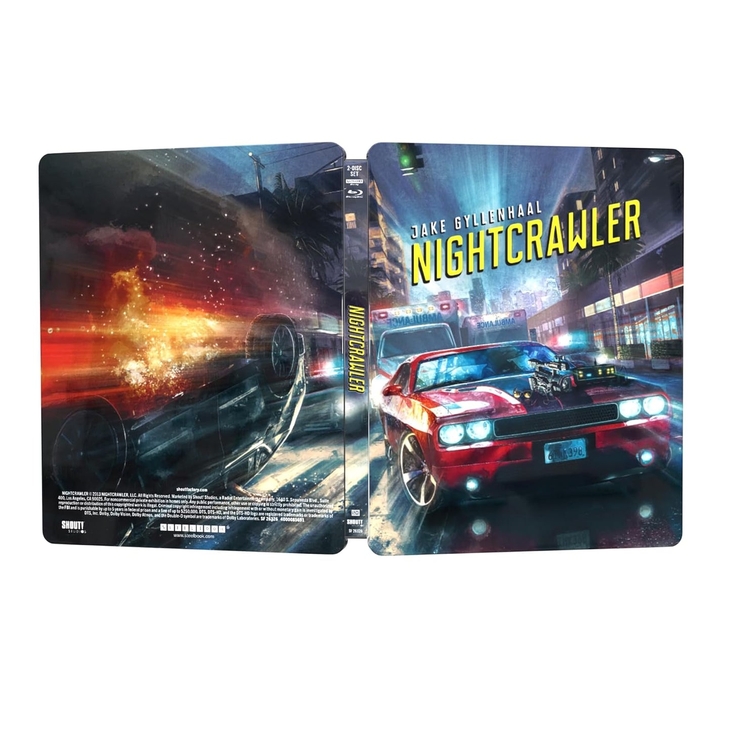 Nightcrawler 4K UHD + Blu-ray SteelBook (Shout Factory) LIMIT 1 PER CUSTOMER