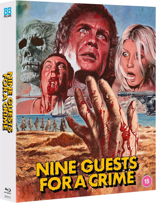 Nine Guests For A Crime Limited Deluxe Collectors Edition Blu-Ray with Slipcase + Book + Artcard (88 Films UK/Region B) [Preorder]