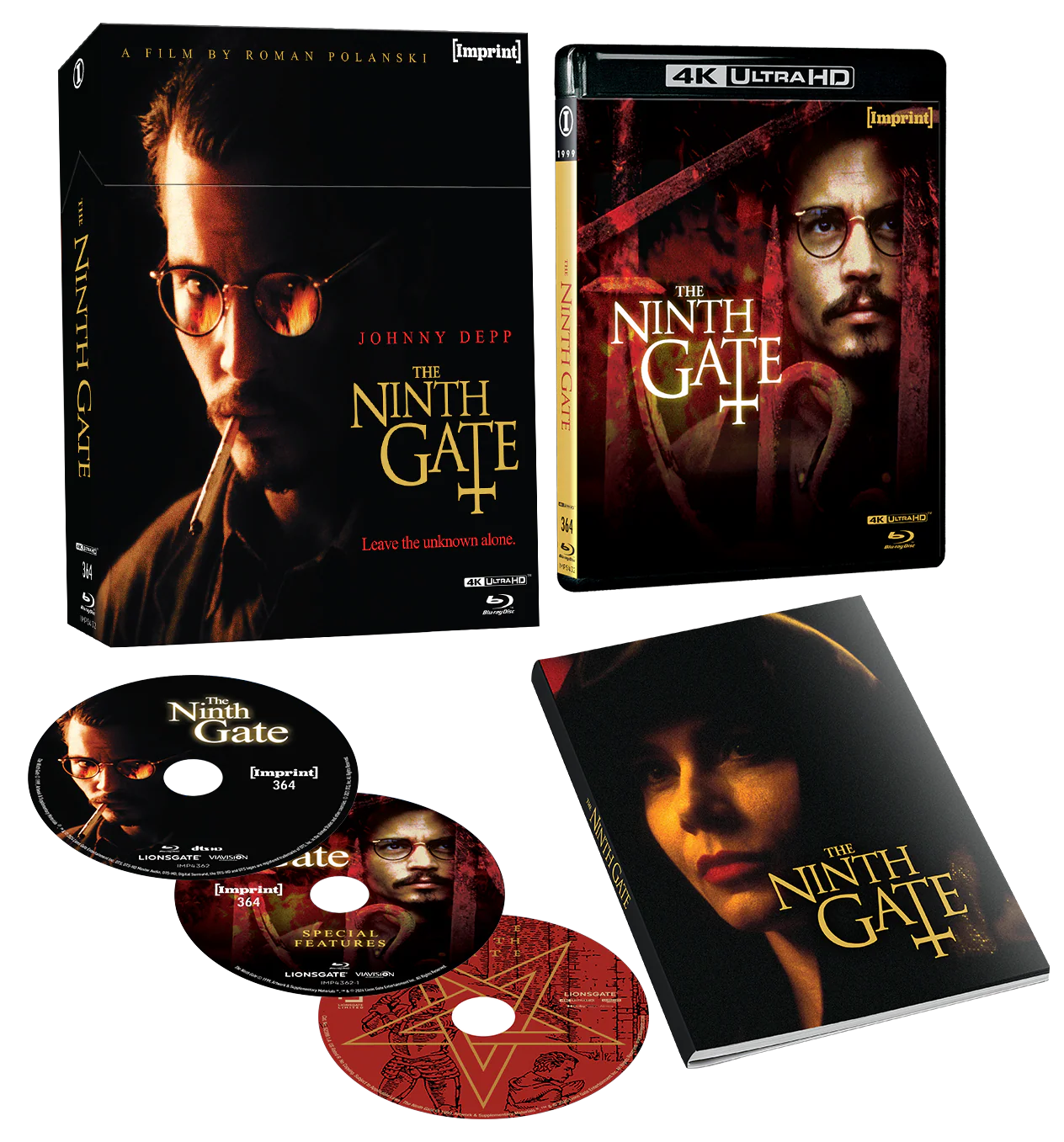 The Ninth Gate (1999) (Imprint Collection #364) - 4K UHD & Blu-ray Hardbox + Booklet (Imprint/Region Free) [Preorder]