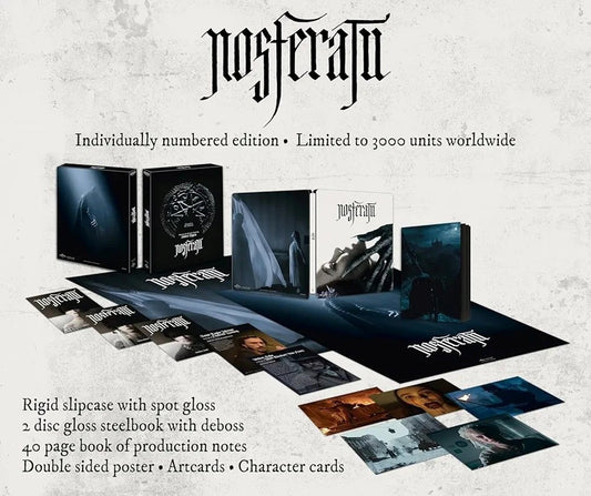 Nosferatu Ultimate Collector's Edition with Steelbook 4K UHD (Universal UK/Region Free/B) LIMIT 1 PER CUSTOMER