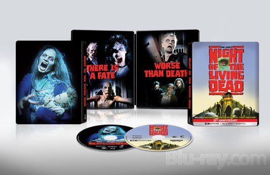 Night of the Living Dead (1990) 4K UHD + Blu-ray SteelBook (Sony U.S.) [Preorder] LIMIT 1 PER CUSTOMER