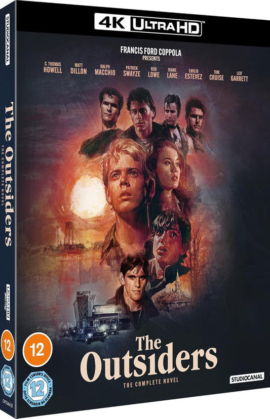 The Outsiders - The Complete Novel 4K UHD with Slipcover (StudioCanal/Region Free)