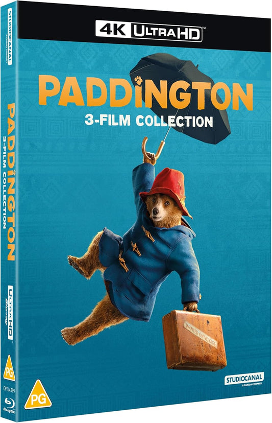 Paddington 3 Film Collection 4K Ultra HD with Slipcover (StudioCanal/Region Free/B) MINOR SLIPCOVER DAMAGE (See product photo)